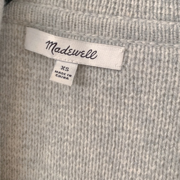 Madewell Gray Spencer Sweater Coat - Picture 6 of 6